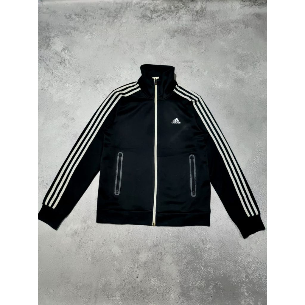 Tracktop Adidas Hitam Balok