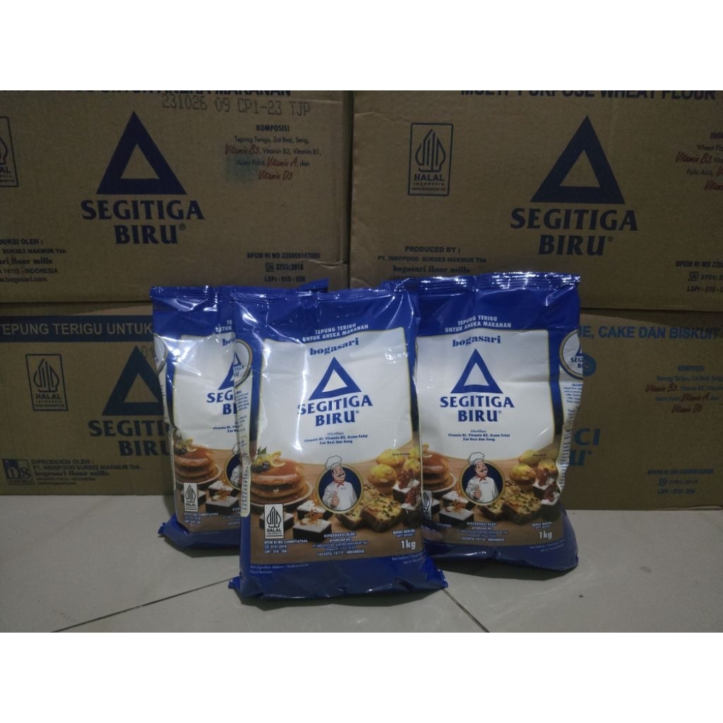

TEPUNG SEGITIGA BIRU PREMIUM 1KG TERMURAH