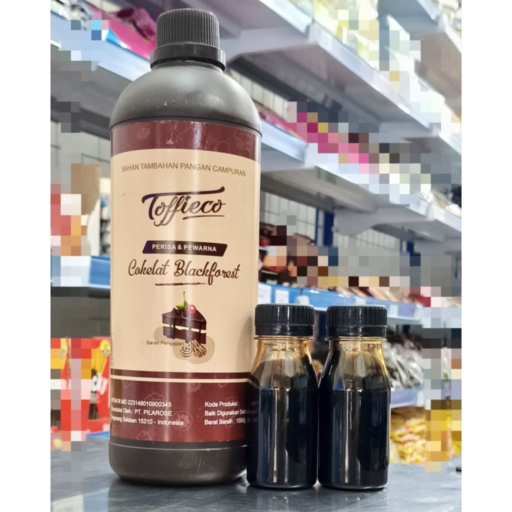 Toffieco Perisa Blackforest 50ml/Pasta Blackforest Toffieco 50ml/Blackforest Perisa Kue/Essense Blac