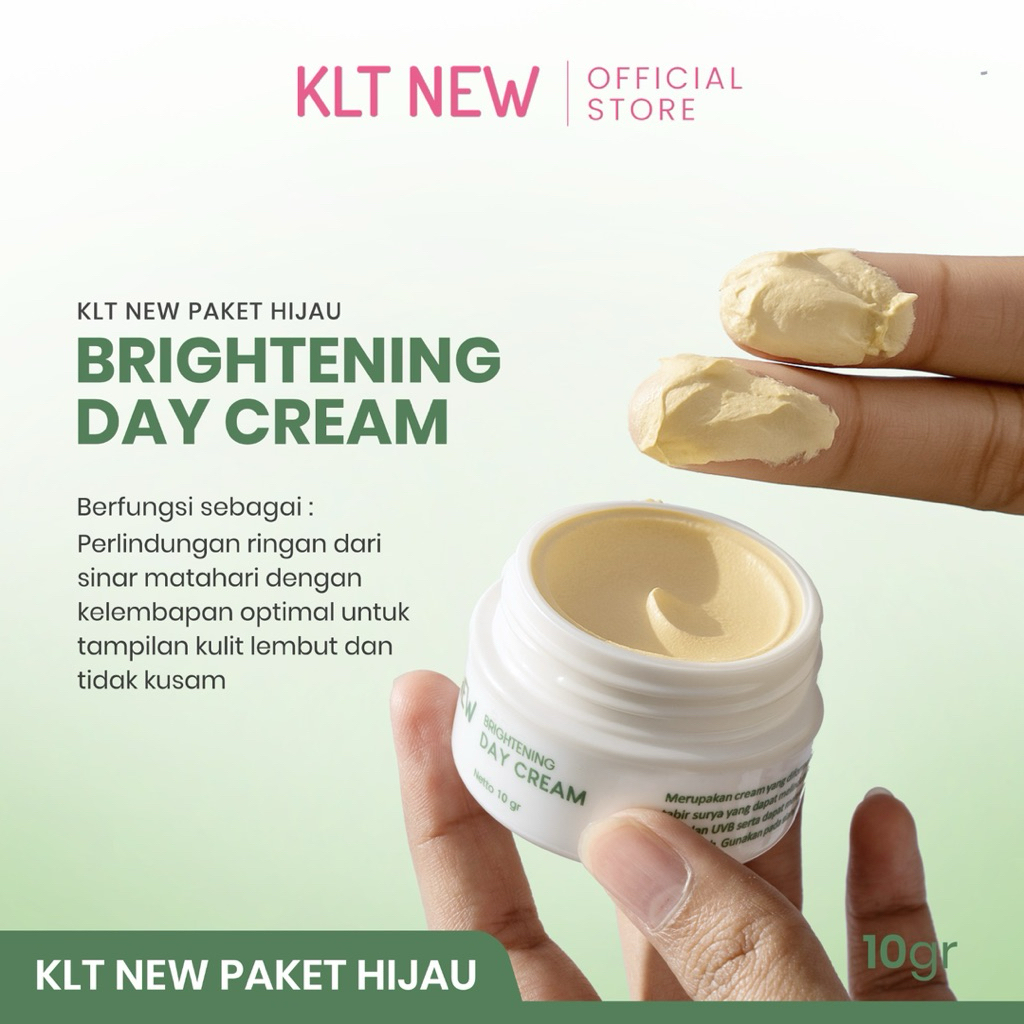 CREAM PAGI KLT NEW HIJAU ORI