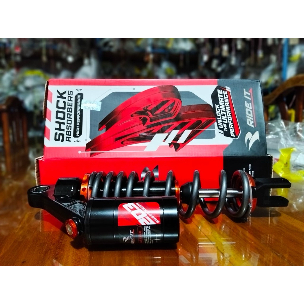 shock belakang ride it mio tabung