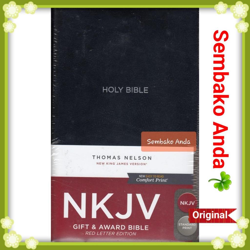 NKJV Gift & Award Holy Bible. New King James Version. Alkitab Kristen Bahasa Inggris.