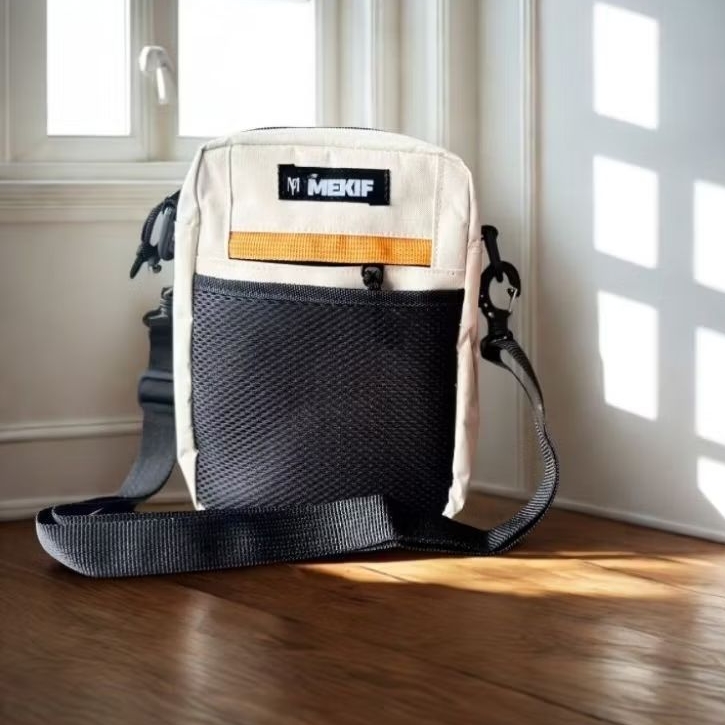 Tas Selempang Pria Cewek Unisex Modern Cordura 3 Saku & Tali Adjustable Tas Slempang Keren dari Mojo