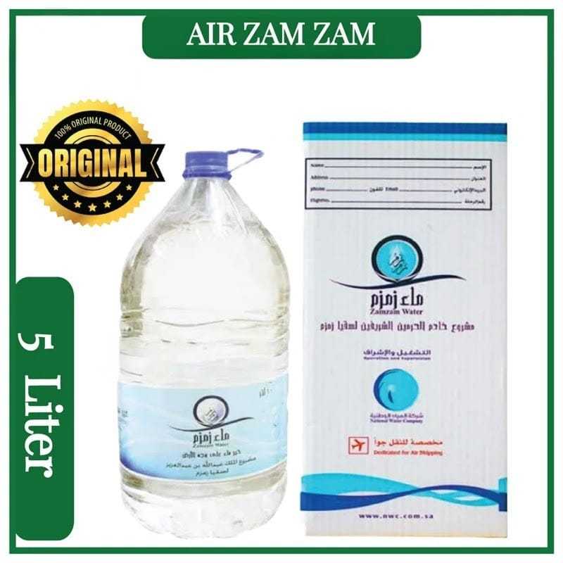 

Zam Zam Original 5 Liter Asli Saudi With Barcode