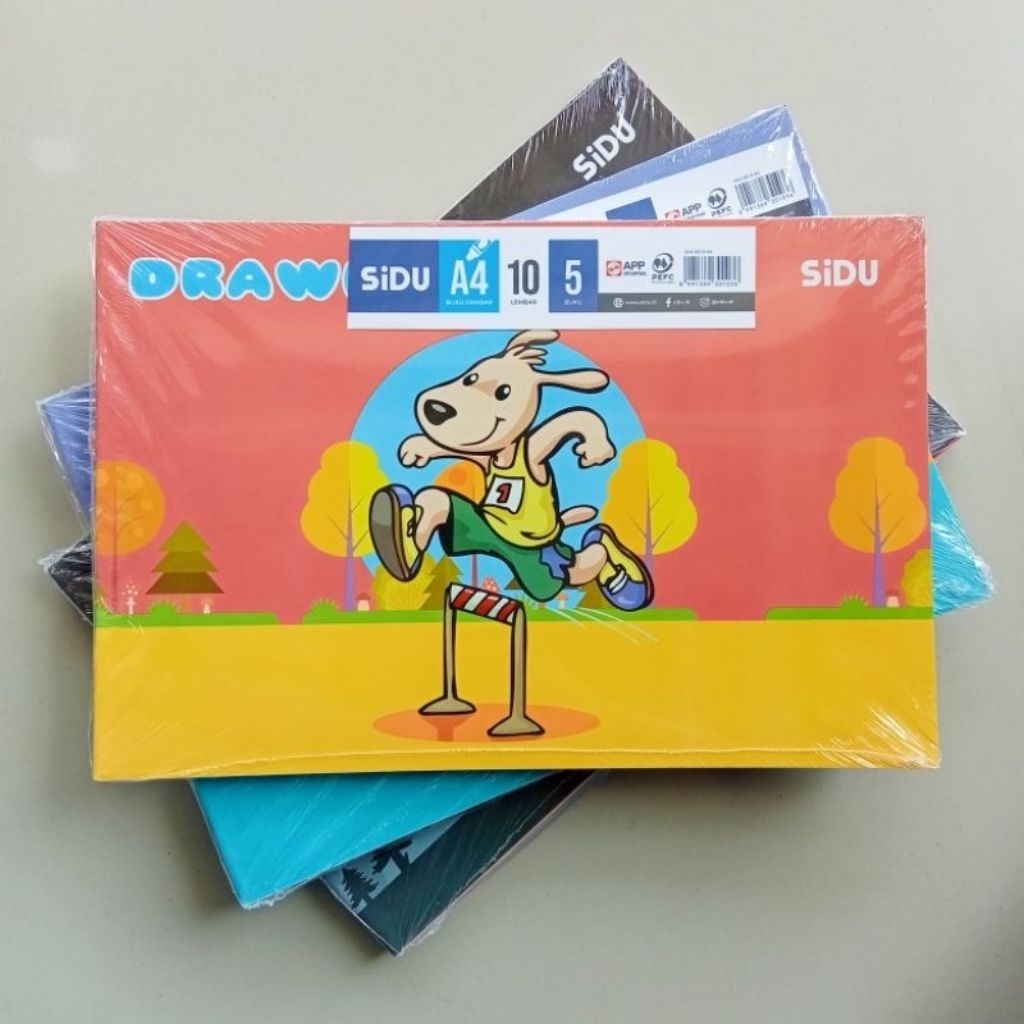 

Buku Gambar SIDU A4 Asli 1 pak isi 5