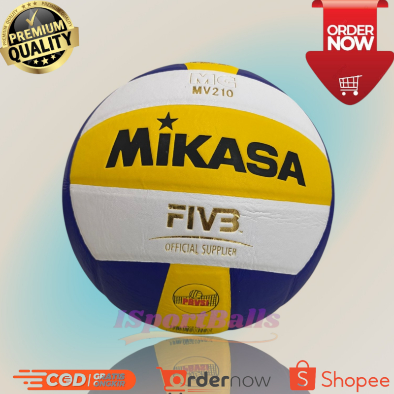 MIKASA Bola Voli Volleyball MIKASA MV210 PBVSI ORIGINAL SUNRISE