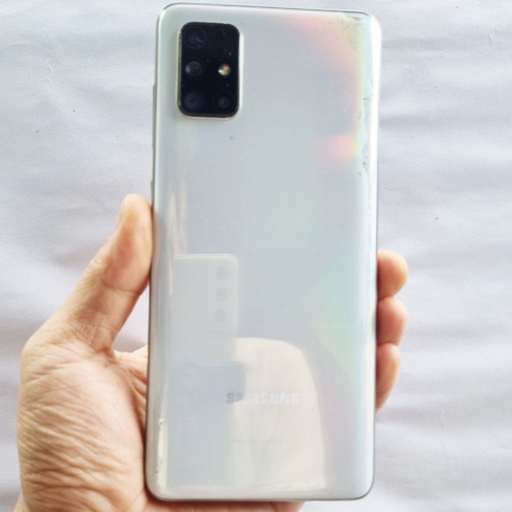 Handphone Hp Samsung Galaxy A71 Ram 8/128 NFC Second Eks Resmi Sein Original