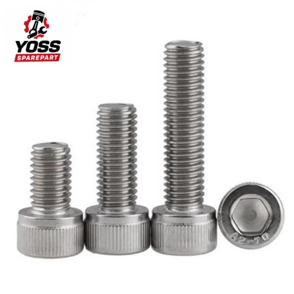 Baut L Stainless M10x45 (drat 1.5)