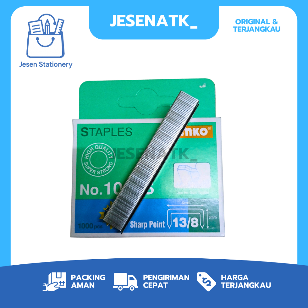 

Kenko Isi Staples Tembak No.1008S (13/8) – Heavy Duty Stapler