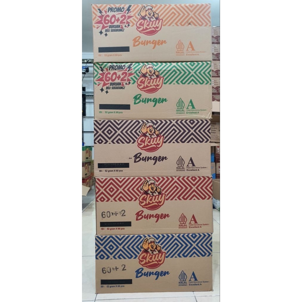 

Roti Skuy Burger 1 dus isi 60pcs