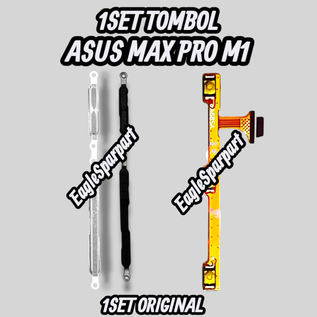 HP ASUS MAX PRO M1 TOMBOL + FLEXIBLE ON OFF VOLUME 1SET ORI
