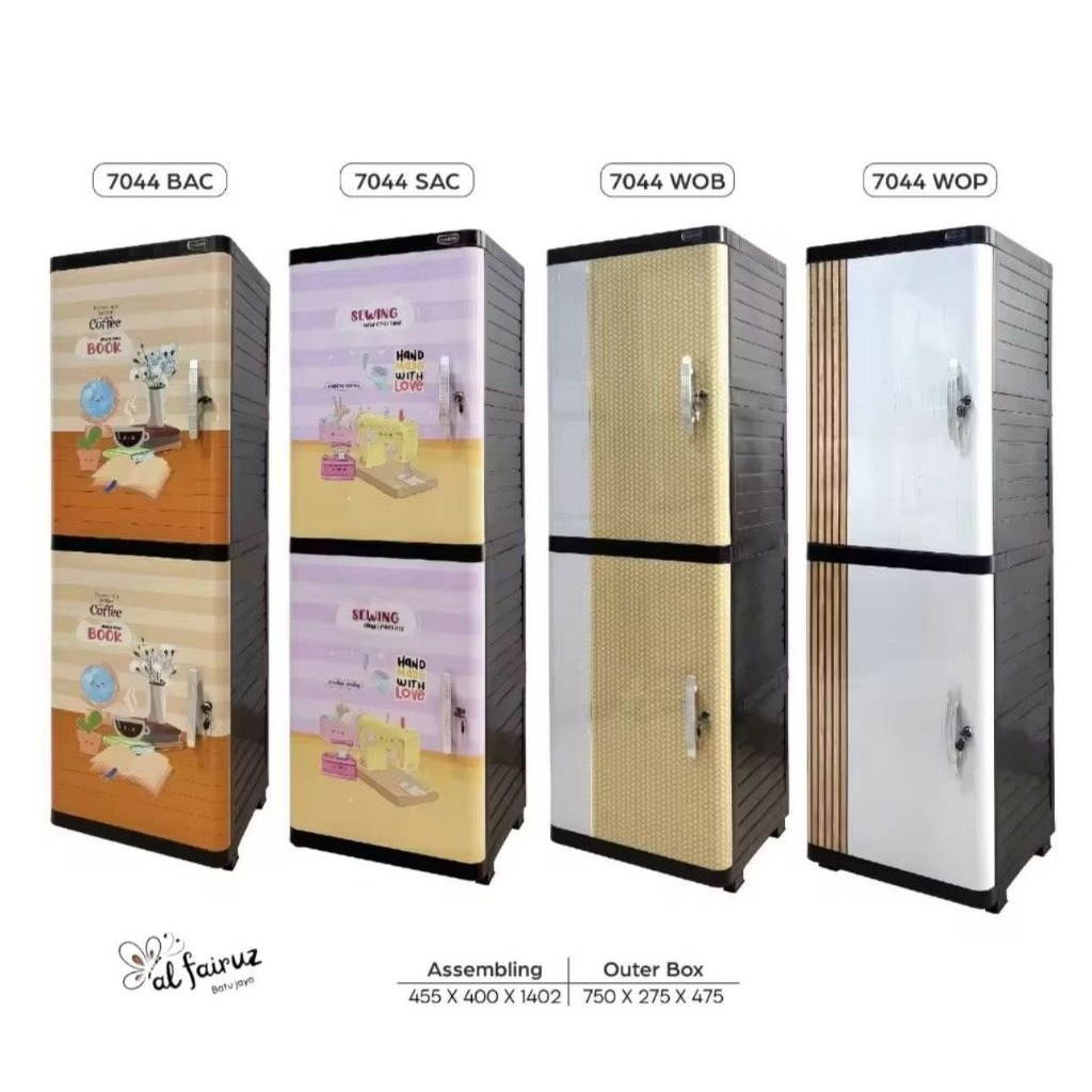 LEMARI NAIBA NACASE SUSUN 4 NANDOS