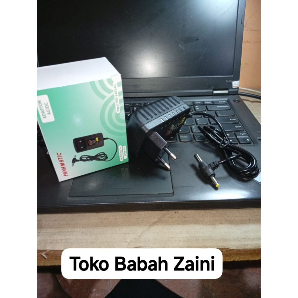 Adaptor Power Supply DC 5V 2A (Double Jack Konektor T) untuk HTB LED