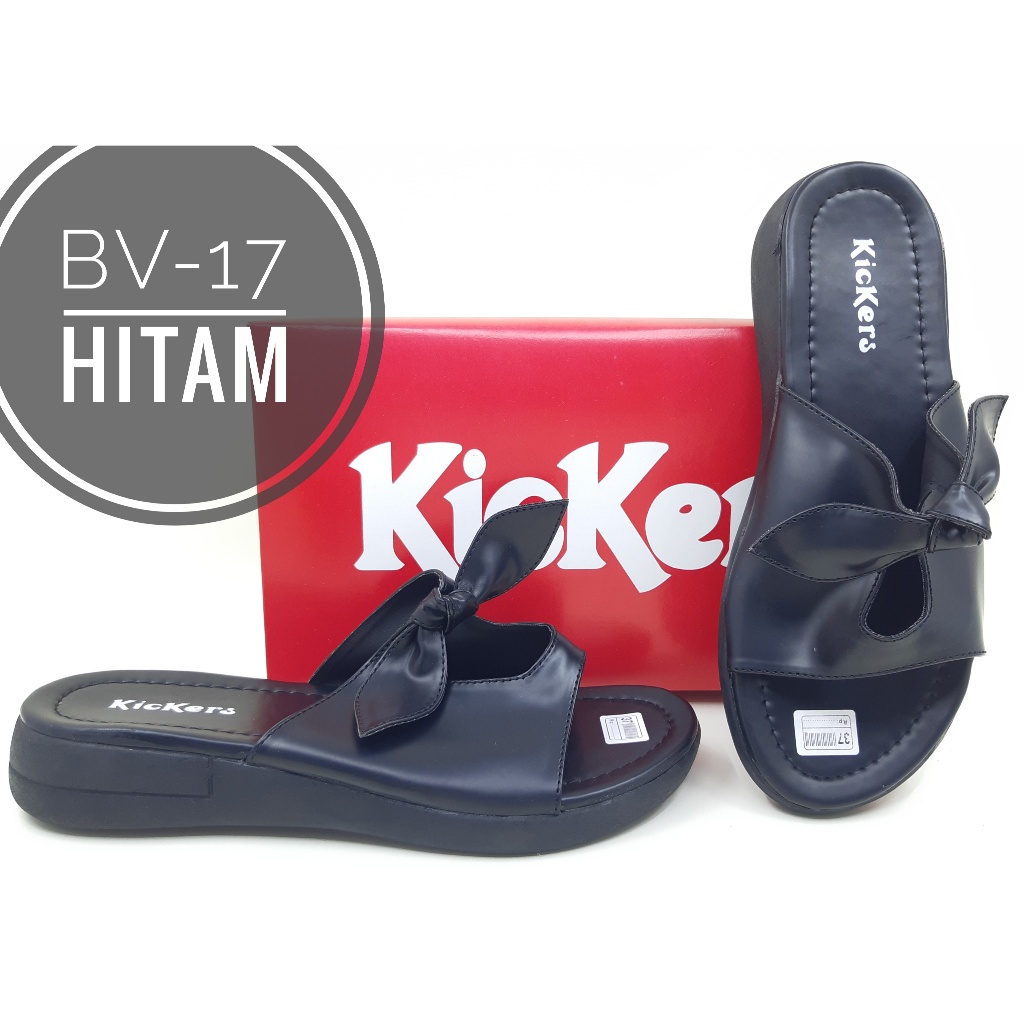 Kickers Sandal Selop Casual Looks Wanita Model Kekinian Kode BV-17