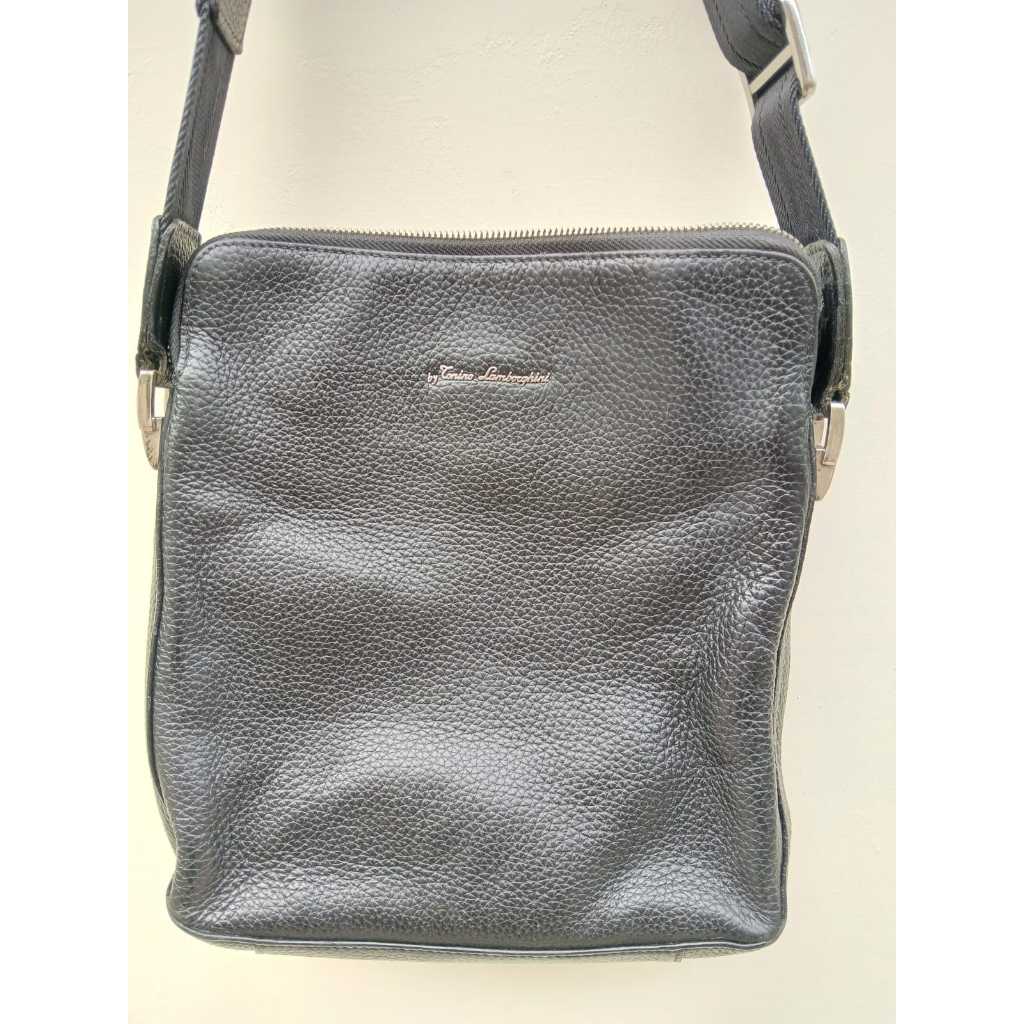 Tas Selempang Sling Bag Cowo Pria Kulit asli prelove second no minus