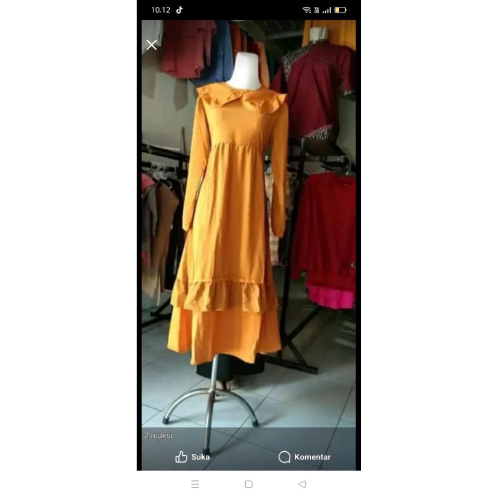 Gamis uragiri  crinkle anak