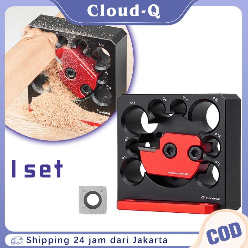1Set Alat Pembuat Dowel / Alat Dowel Kayu Manual Dengan Bilah / Mesin Dowel Kayu