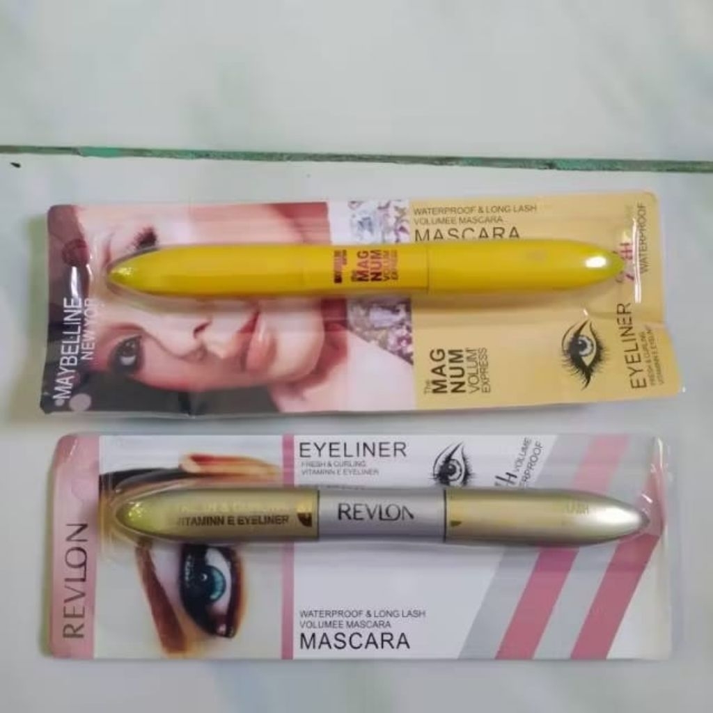 Maskara + eyeliner 2in1