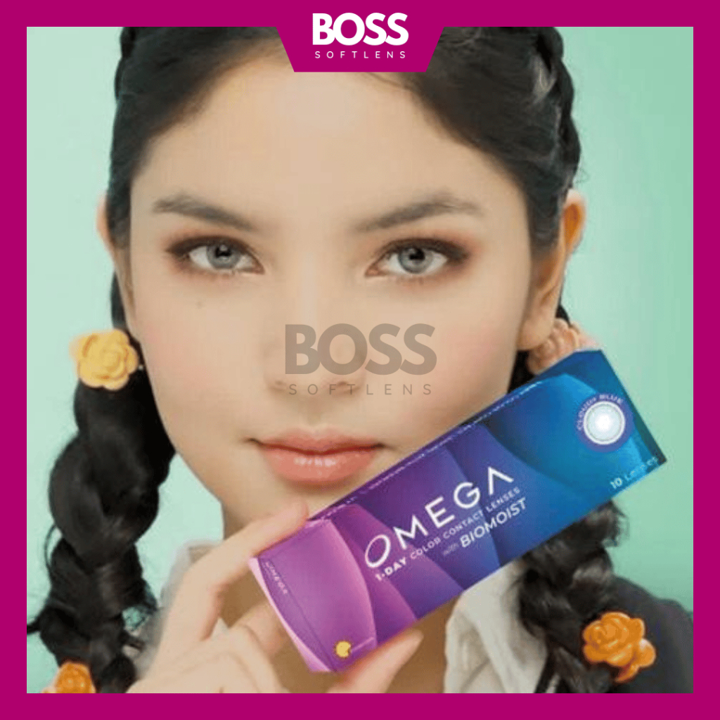 SOFTLENS PREMIUM OMEGA 1 DAY COLOR NORMAL & MINUS (-0,50 S/D -6,00) BY OMEGA / SOFLENS HARIAN / SOFT