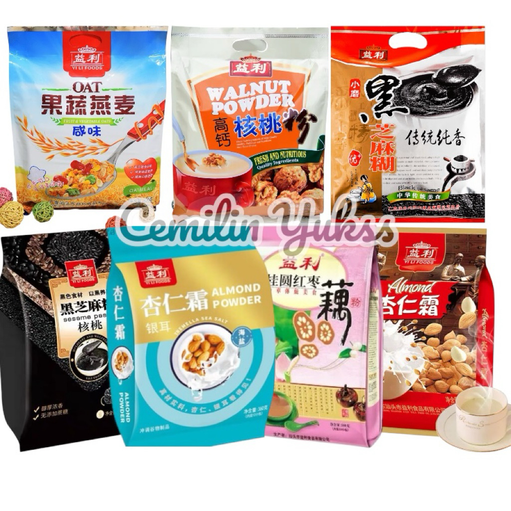 

Yili Almond Powder Drink Yili Black Sesame Paste Powder Yili Lotus Root Powder Yili Walnut Yili Oat