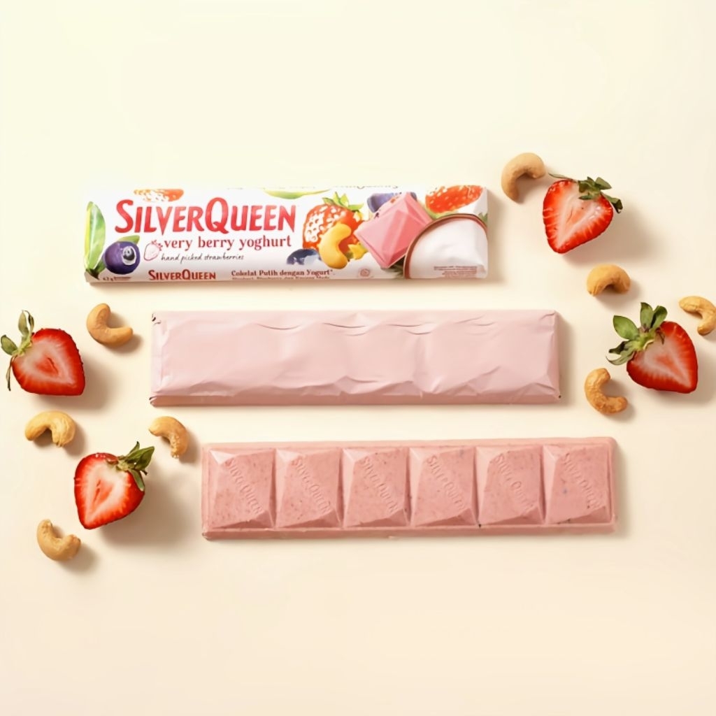 

Coklat SilverQueen Very Berry Yoghurt 58g