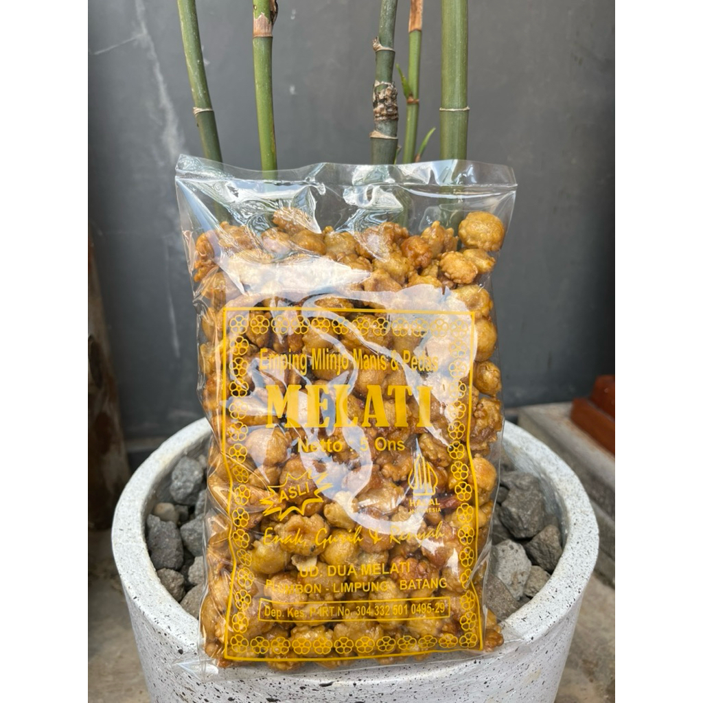 

Emping Melinjo Melati rasa manis khas limpung