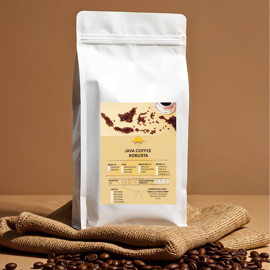 

Roasted Bean Robusta Natural Premium – Biji Kopi Sangrai