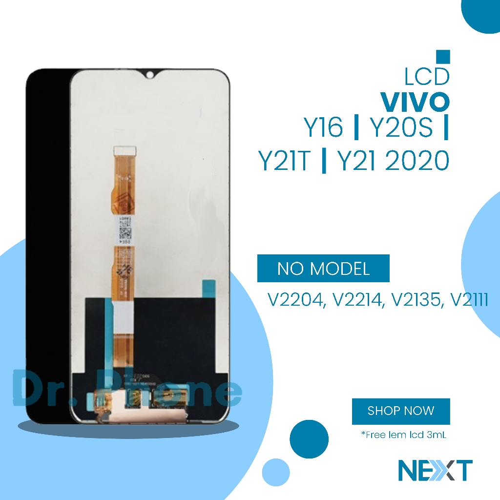 LCD Vivo Y16 / LCD Vivo Y20S / LCD Vivo Y21T / LCD Vivo Y21 2020 - Fullset Touchscreen
