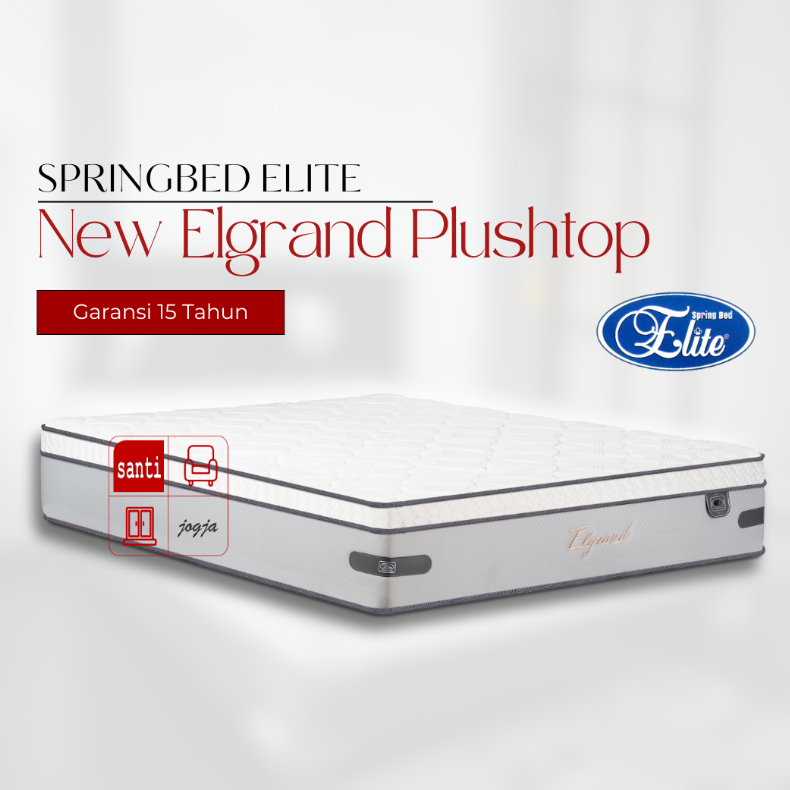 Springbed Elite New Elgrand Plushtop 2025 Uk 160 Kasur saja