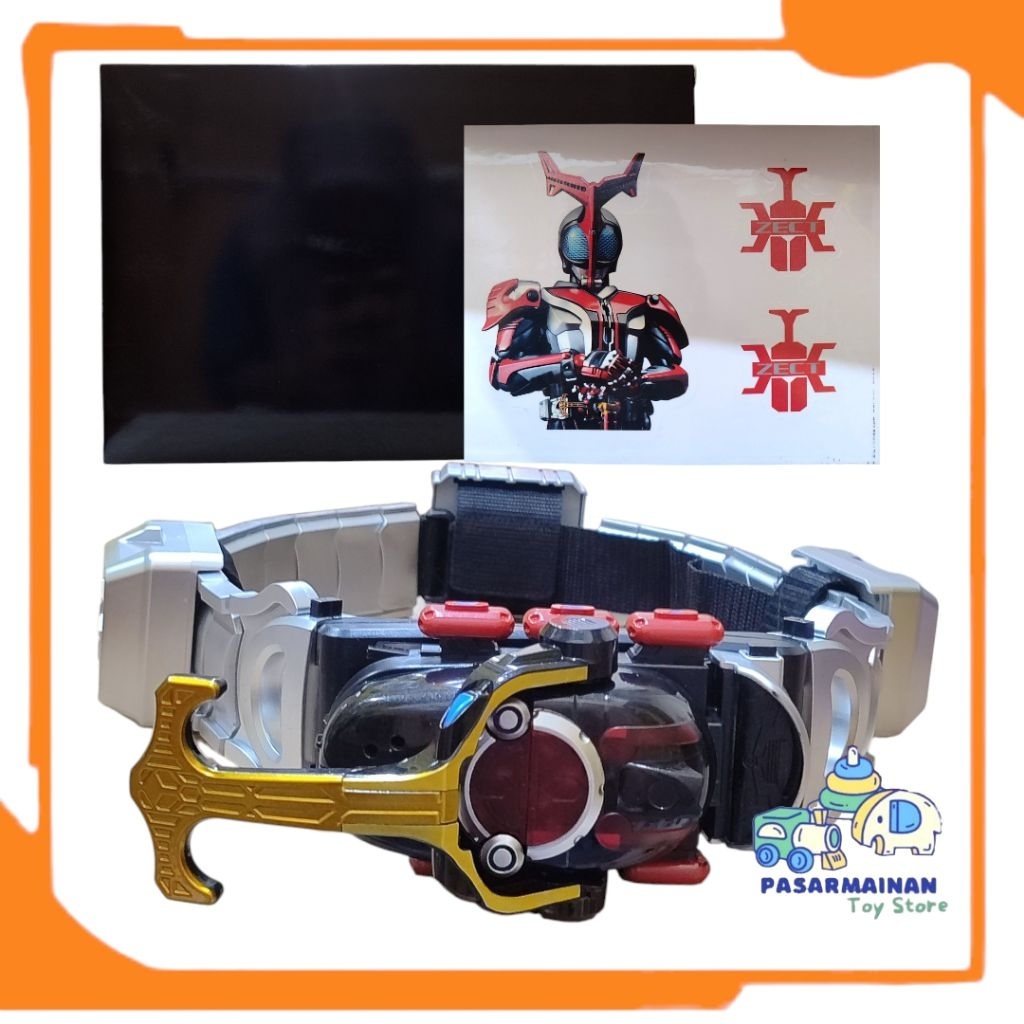 Sabuk Belt Kamen Rider DX Kabuto Zecter Suara Lampu Complete Selection Kabuto