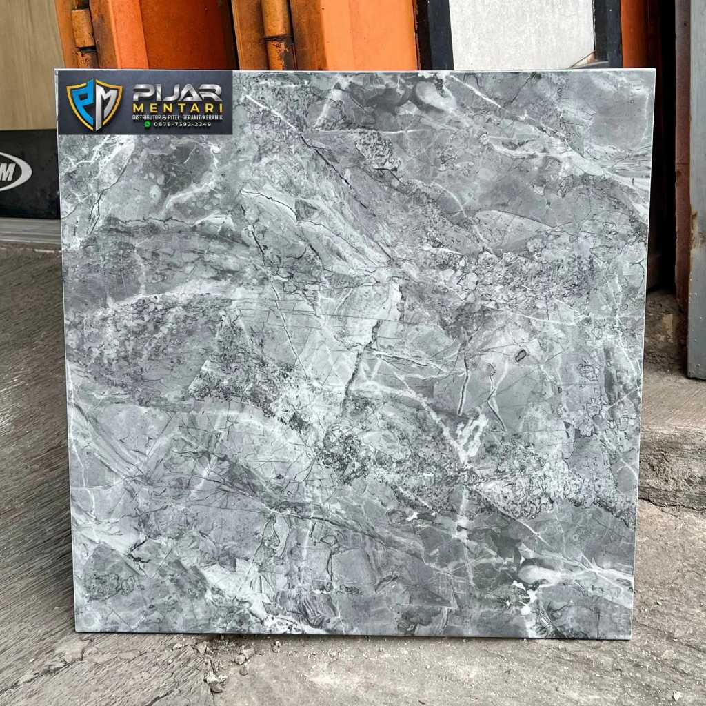 KERAMIK LANTAI 50X50 ASIA TILE FRANSICO GREY