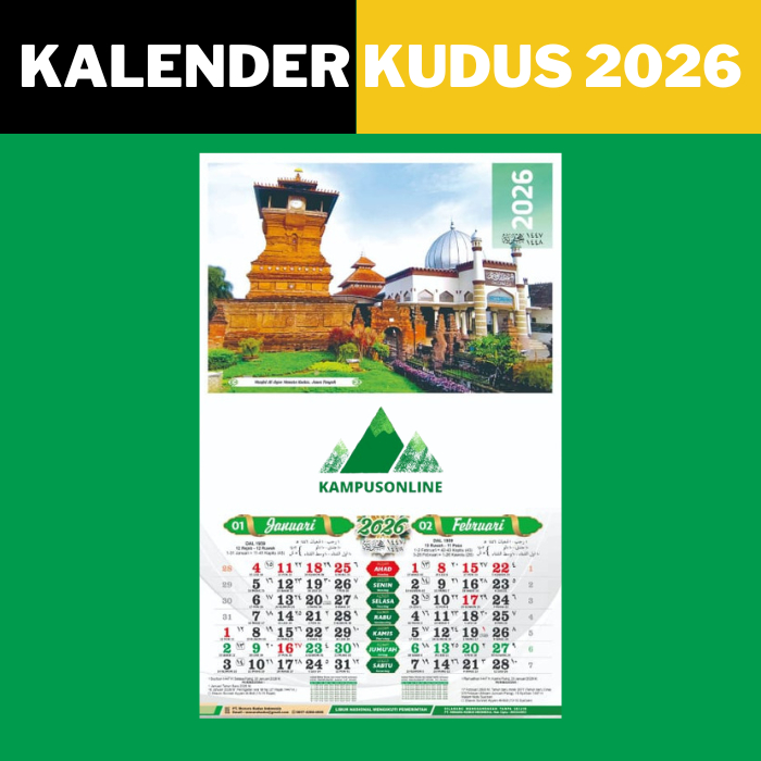 

PROMO KALENDER MENARA KUDUS 2026 BEST SELLER