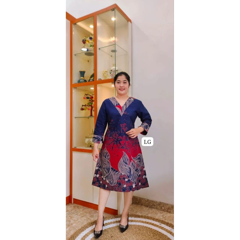 Dres Batik Bunga