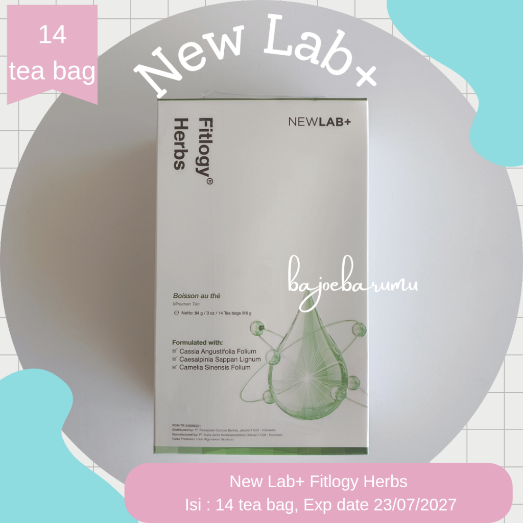 

NEW LAB Fitlogy Herbs Minuman Teh Herbal Mini 14 Tea Bags