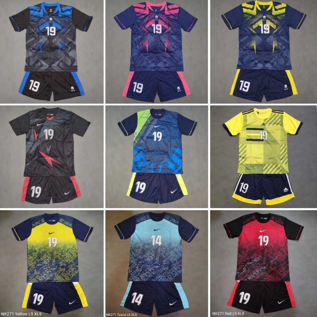 Seragam Tim Sepak Bola isi 18 Pemain Setelan Tim set Timset Sepakbola isi 18 Pemain Kaos Tim Baju Ti