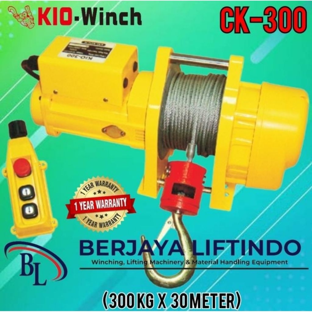Mesin compact winch 300 kg Kio Winch CK-300 / Kio Winch CK300
