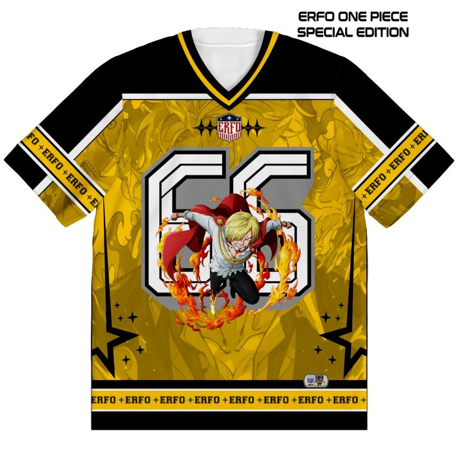 Jersey Anime One Piece Franky No. 66 - Kaos Full Print Manga Pria Wanita (ERFO Special Edition)