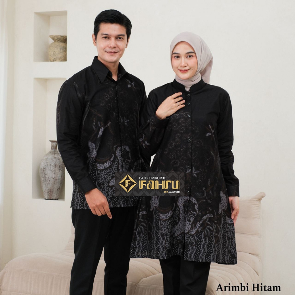 FAHRUBATIK - Motif ARIMBI - Batik Model Tunik OP PUFF Blus OP blus Kemeja Hem Batik - Batik Nyaman P