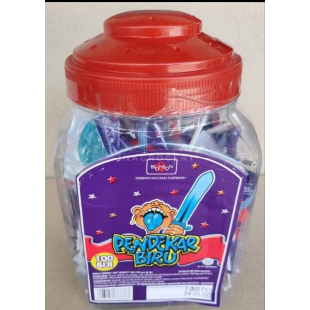 

PERMEN PENDEKAR BIRU TOPLES ISI 100