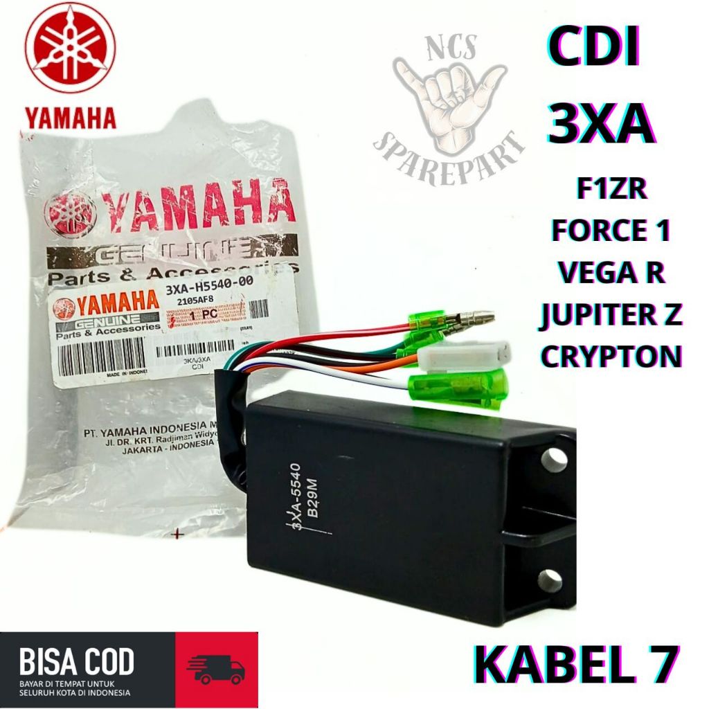 CDI YAMAHA KODE 3XA MOTOR F1ZR FORCE 1 VEGA R JUPITER Z CRYPTON 1000% KUALITAS ORIGINAL