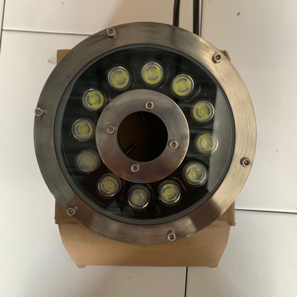 TERMURAH LAMPU AIR MANCUR WHITE COLOR 12W/ LAMPU AIR MANCUR PUTIH 12W ‼️