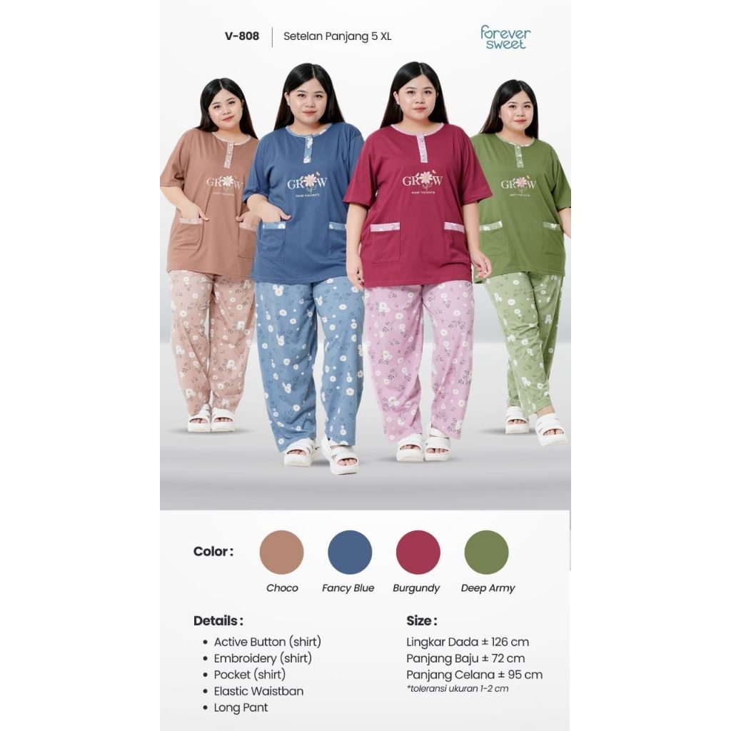 FOREVER SWEET  PP Piyama 5L V 808-1,V-769-1