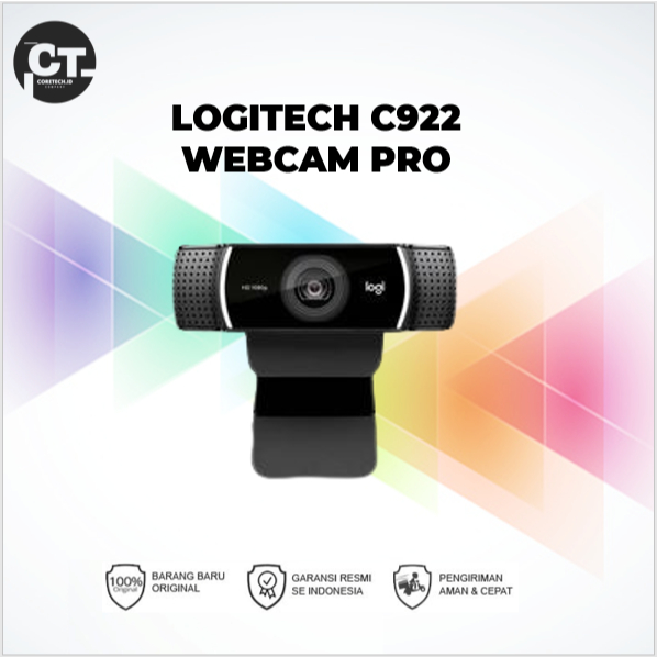 LOGITECH C922 WEBCAM PRO STREAMING FULL HD 1080P + TRIPOD