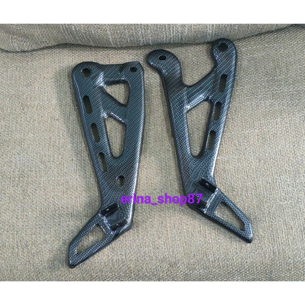 PROMO HARGA SPESIAL BREKET DUDUKAN STEP INJAKAN BELAKANG CARBON MOTOR RX-KING RXK RX KING RX K RXS /