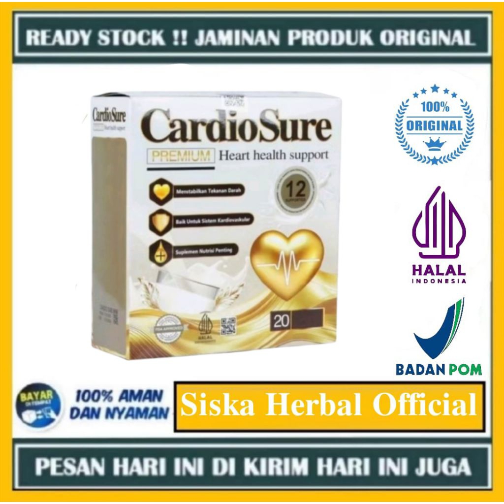 

CARDIOSURE MILK SUSU OBAT HIPERTENSI JANTUNG STRUK KOLESTROL ASAM URAT