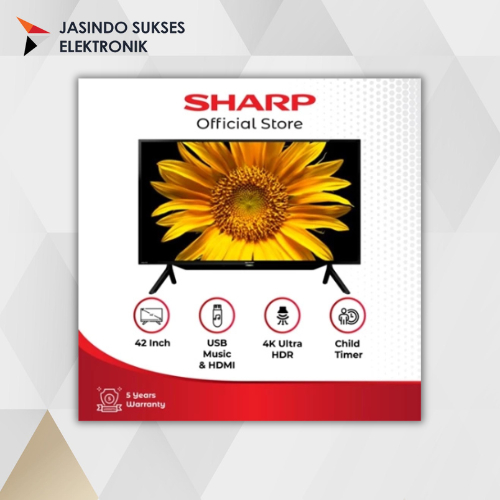 SHARP LED Digital TV 42 Inch 2T-C42FD1i / C42FD1i - DVB-T2 - Full-HD