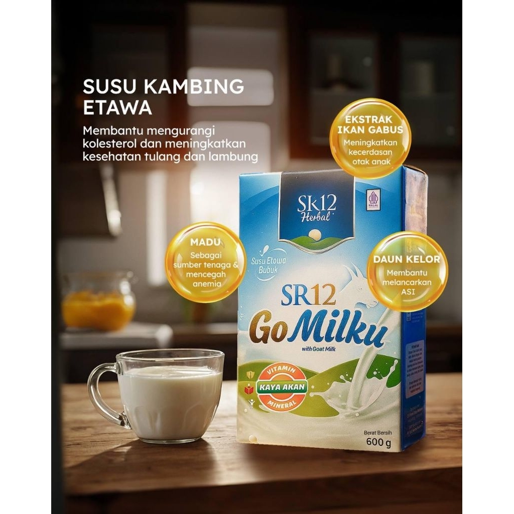 Go milku sr12 200 gram /  susu etawa bubuk