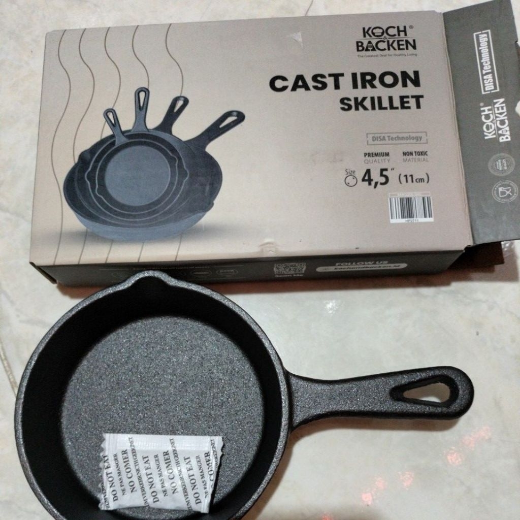 Koch Backen Cast Iron Skillet