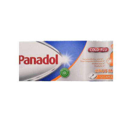 Panadol COLD+FLU Sinus MAX Hidung Tersumbat/Mampet import Singapore 12 caplets