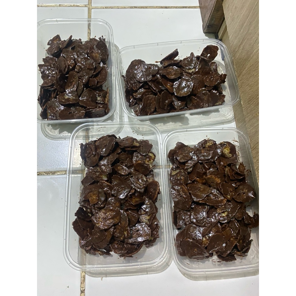 

KERIPIK PISANG LUMER RASA COKLAT 100gr